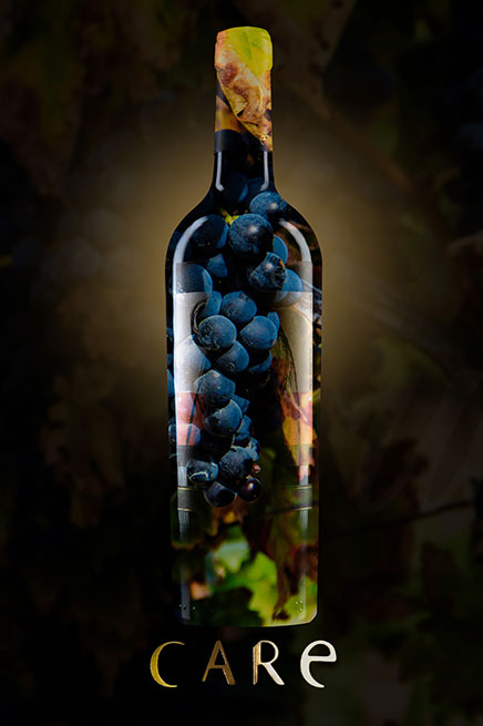 Vino Care Crianza - Fotografía Publicitaria y Comercial
