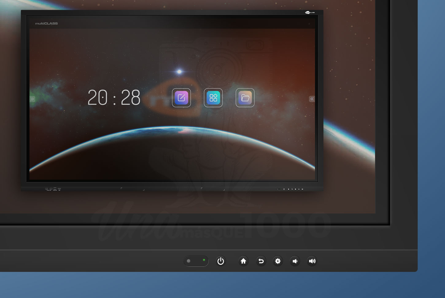 Pantalla Digital multiCLASS - UNAmasque1000 Fotografía de Producto